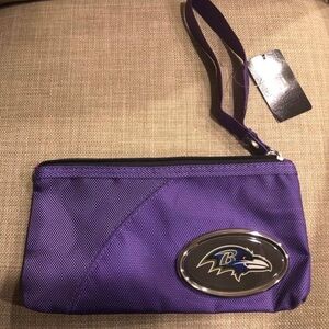 Baltimore Ravens Purple Wristlet